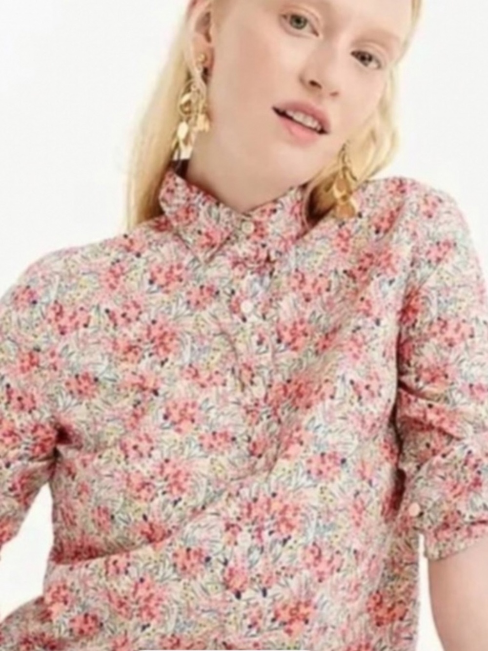 🩷 gorgeous Liberty print cotton popover shirt 🩷